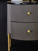 Dervio Two Drawer Marble Top Chest