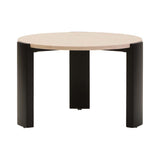 Palermo Round Cream Marble Top Small Coffee Table