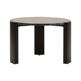 Palermo Round Black Marble Top Small Coffee Table