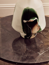 Palermo Round Black Marble Top Small Coffee Table