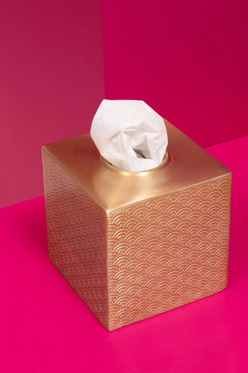 Allegra Aluminium Tissue Box