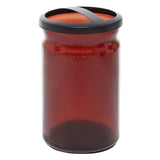 Allegra Kiara Brown Glass Toothbrush Holder