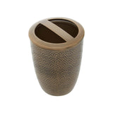 Allegra Etched Metallic Toothbrush Holder