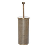 Allegra Etched Metallic Toilet Brush