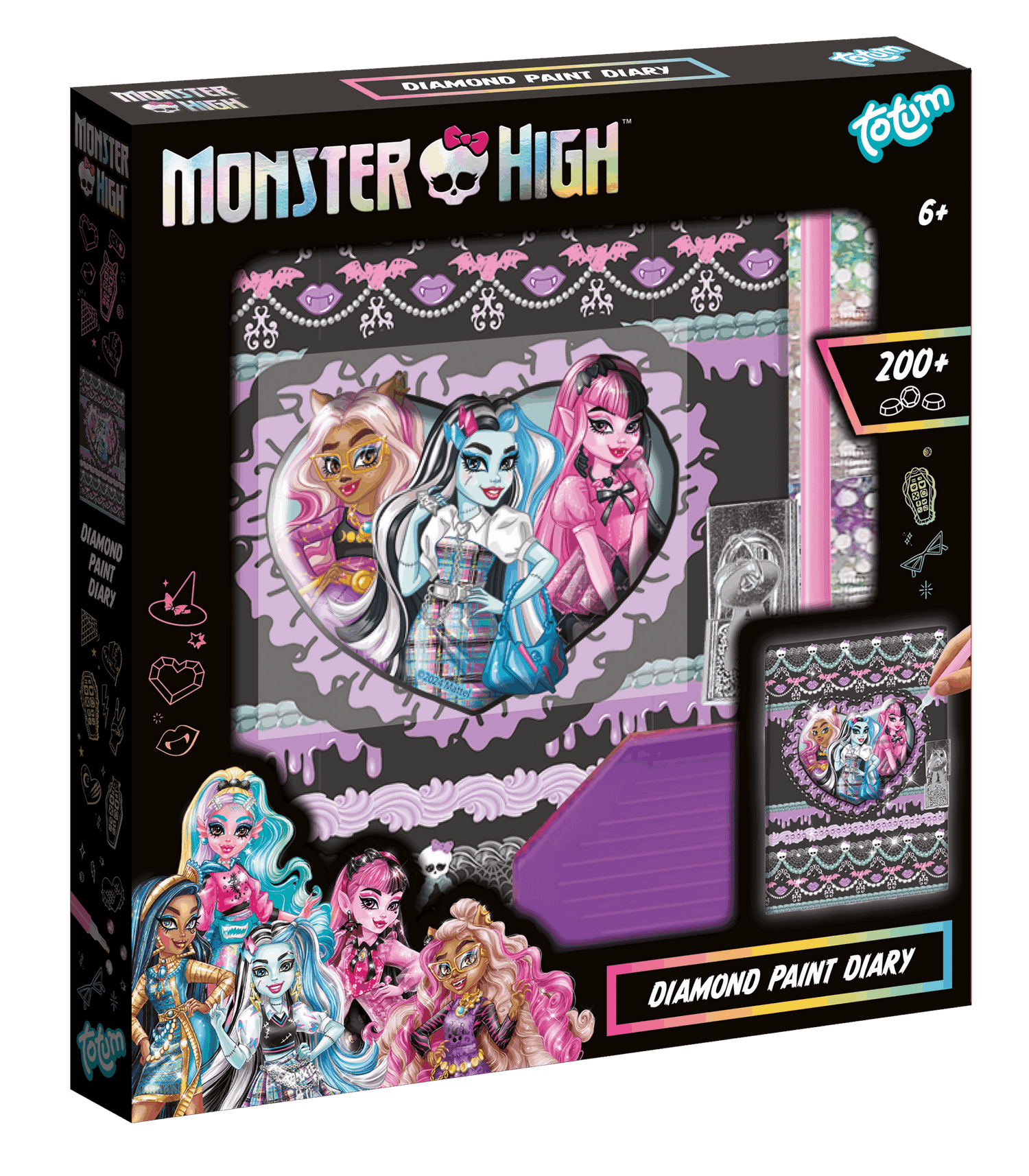 Monster High Diamond Paint Diary