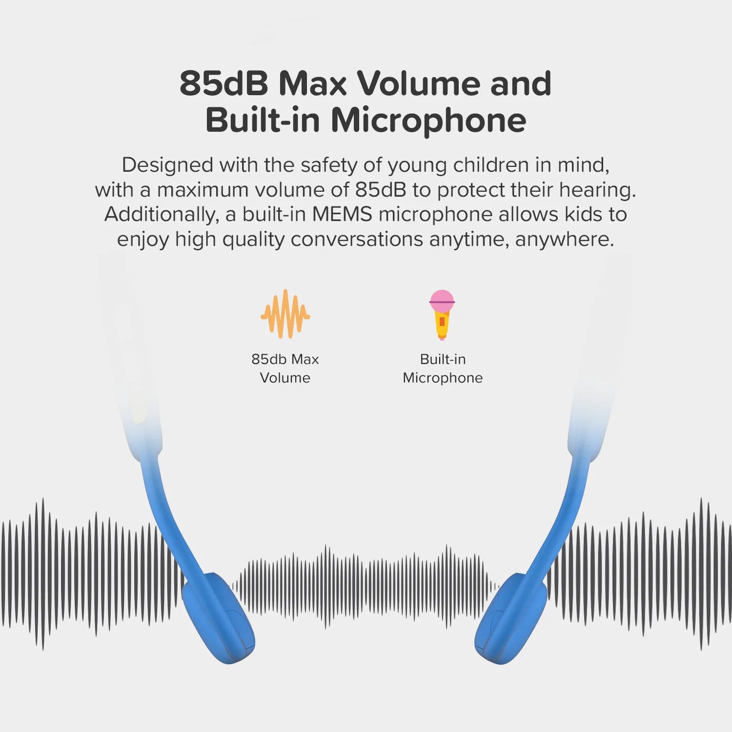 myFirst Headphones AirWaves Blue