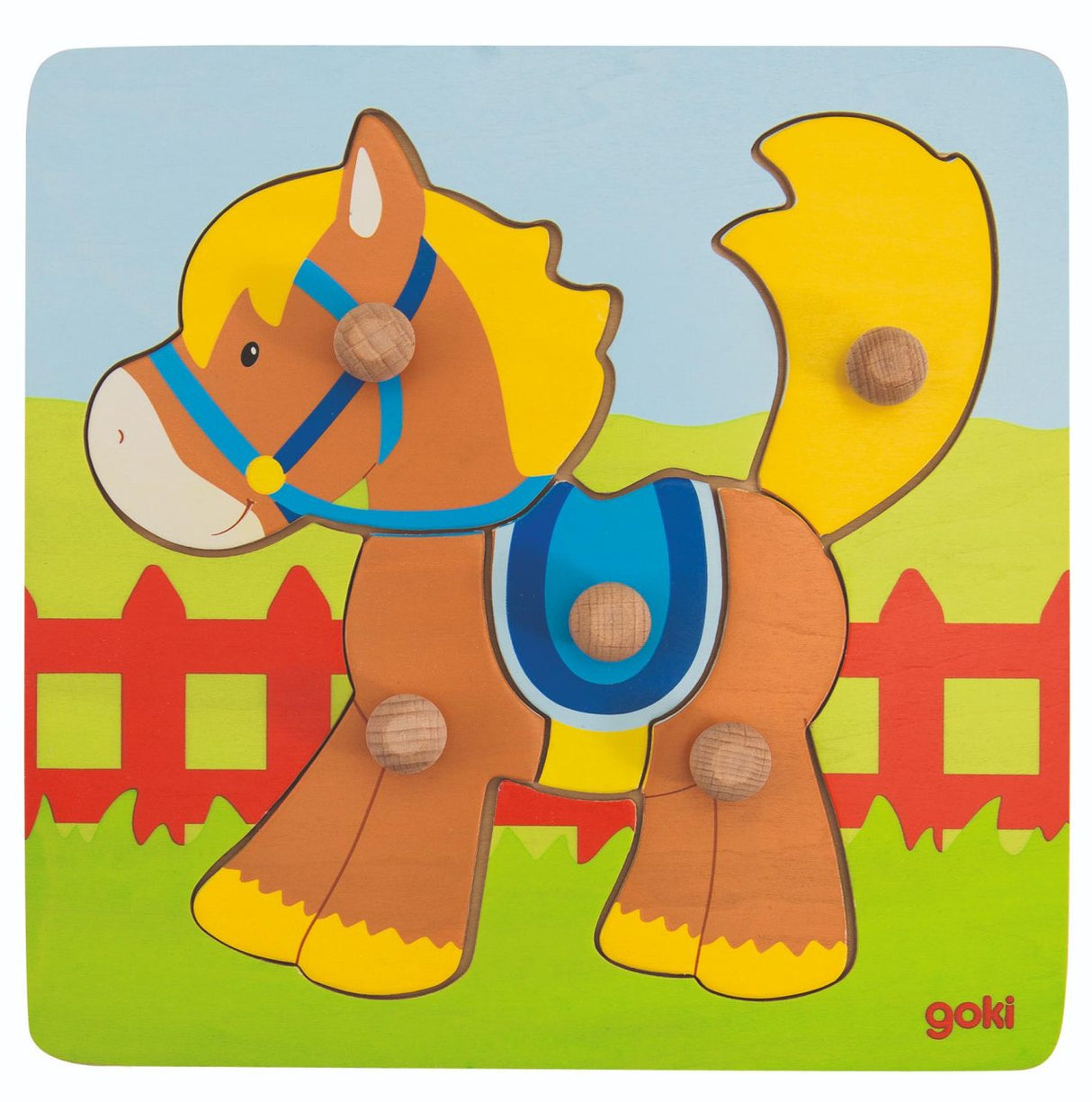 Lift-Out Puzzle Horse
