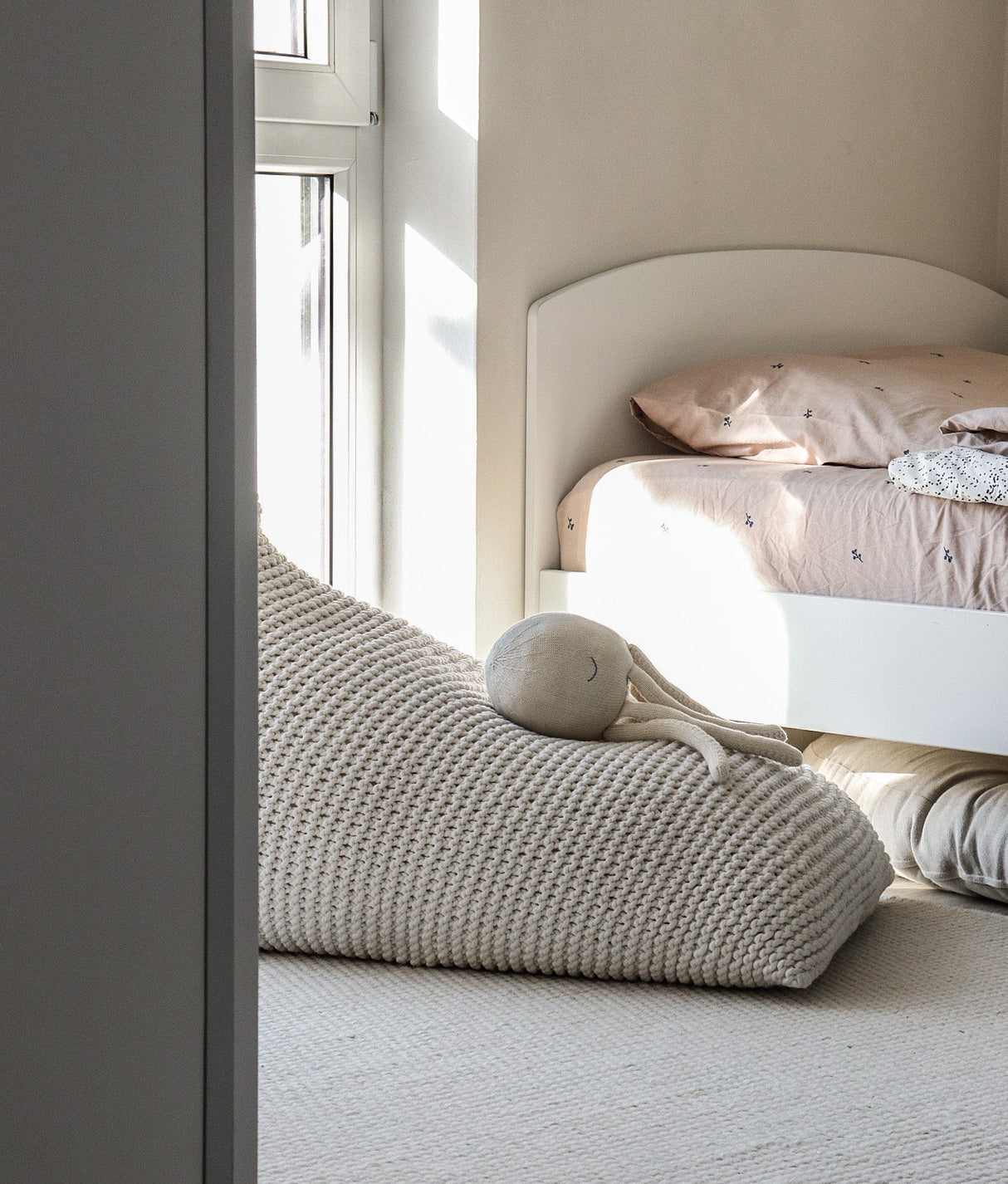 Knitted Bean Bag KIDS | IVORY