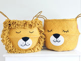 Yellow Lioness Basket - Large