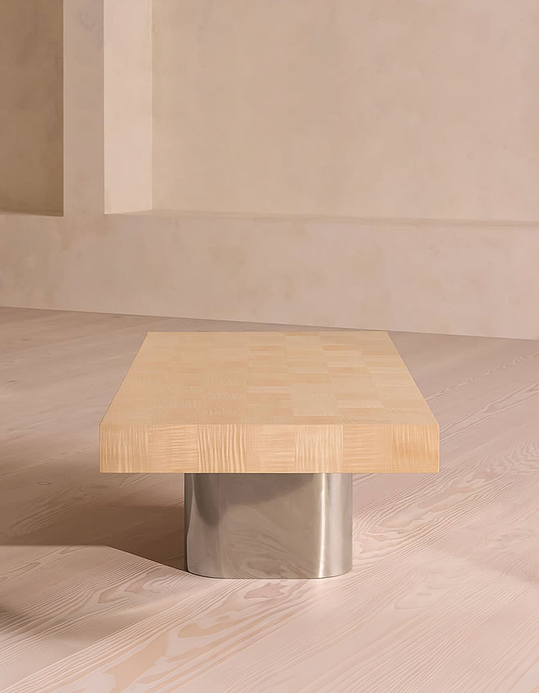 Abrahams Rectangle Coffee Table, Wood