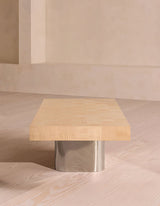 Abrahams Rectangle Coffee Table, Wood