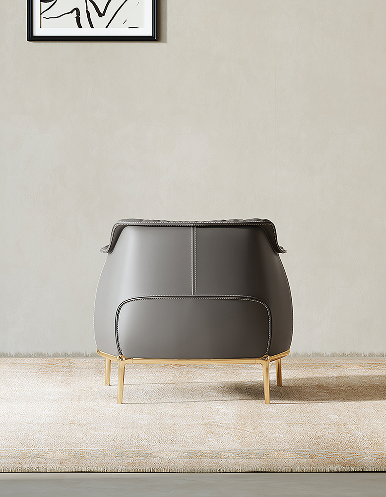 Abelard Armchair, Leather