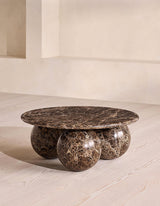 Abdurrahman Round Coffee Table, All Marble