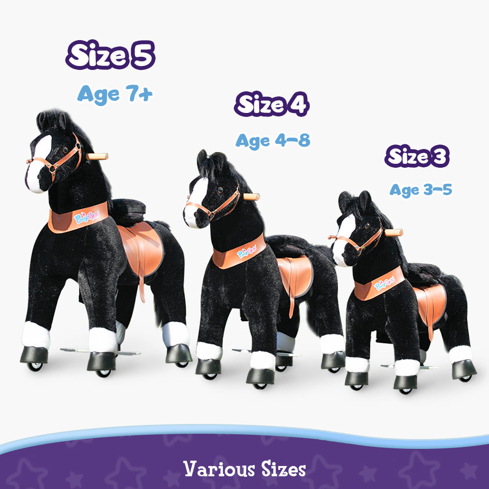 Horse Toy Age 3-5 Black （UK&EU in Stock）