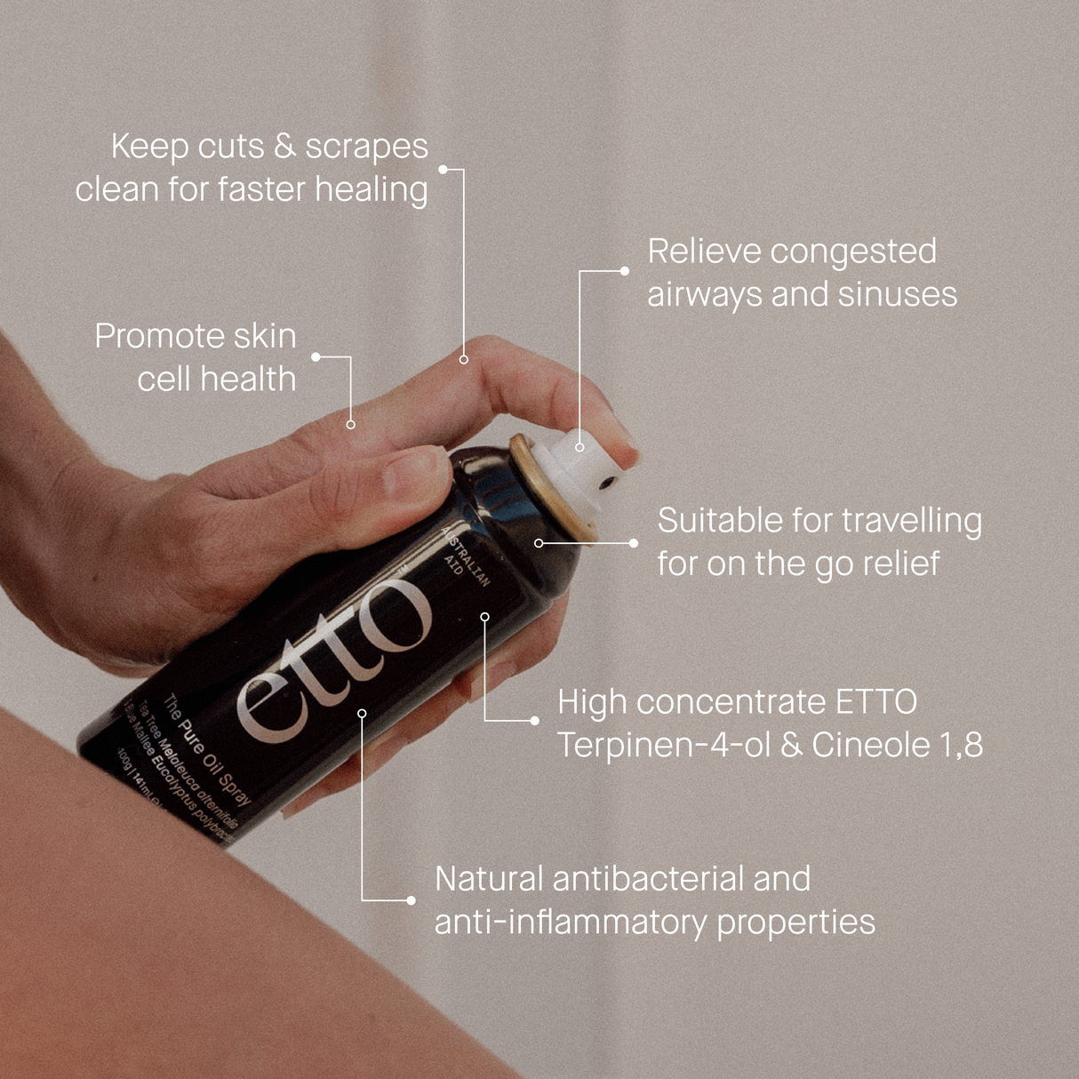 The Pure Oil Skin Spray