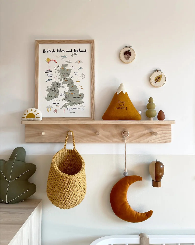 Autumn's Corner - Peg Rail Shelf - Large