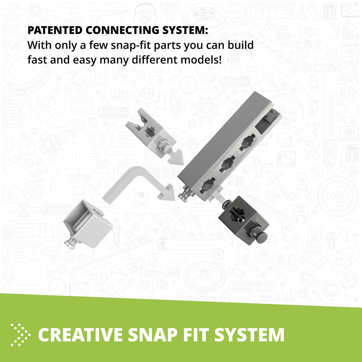 Engino Creative Builder: 15-in-1 Multi-Model Set
