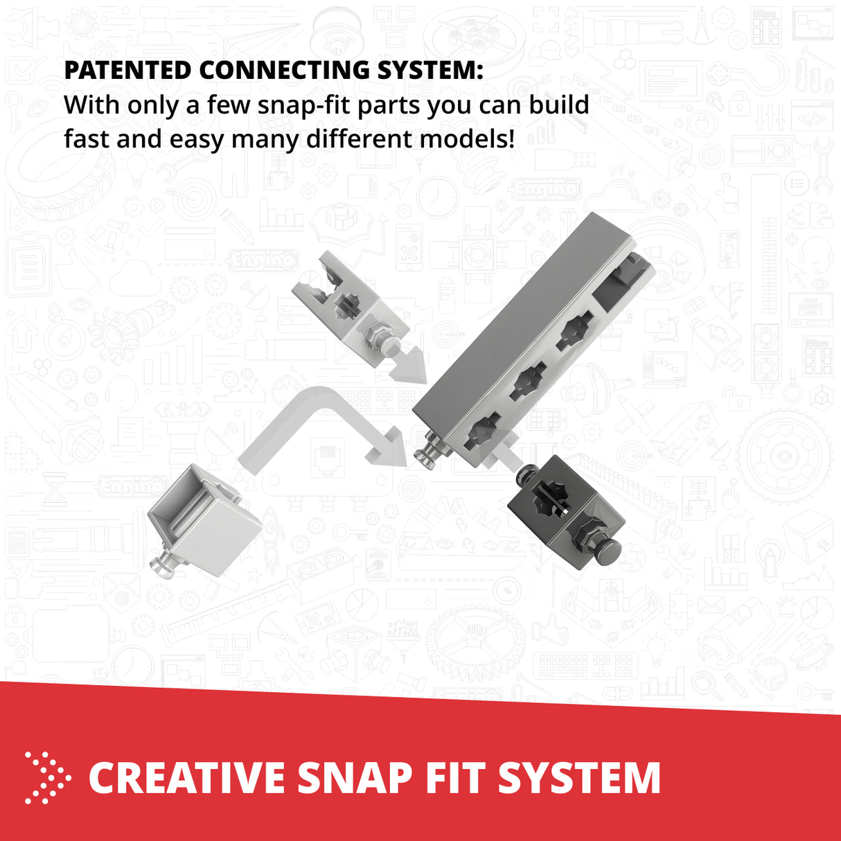 Engino Creative Builder: 10-in-1 Multi-Model Set