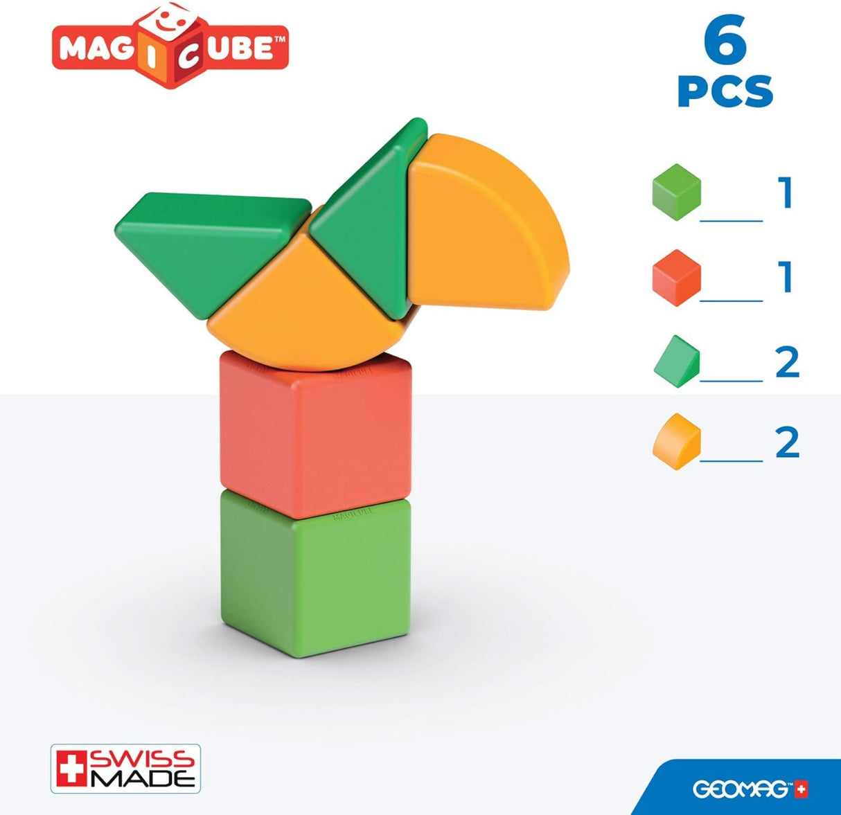 Geomag Magicube Recycled Starter Set 6 Pieces