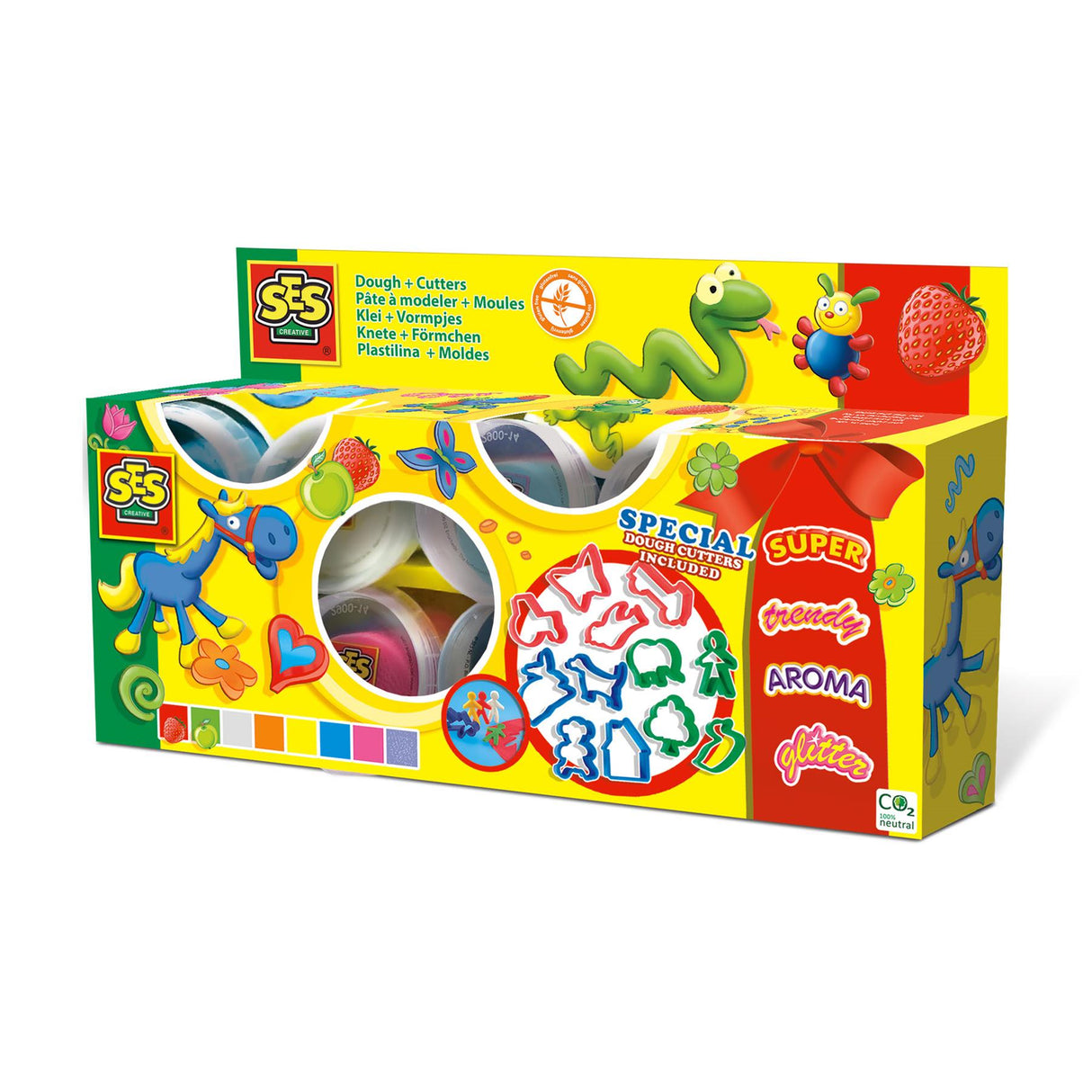 Dough Mania 8x90g With Cutters