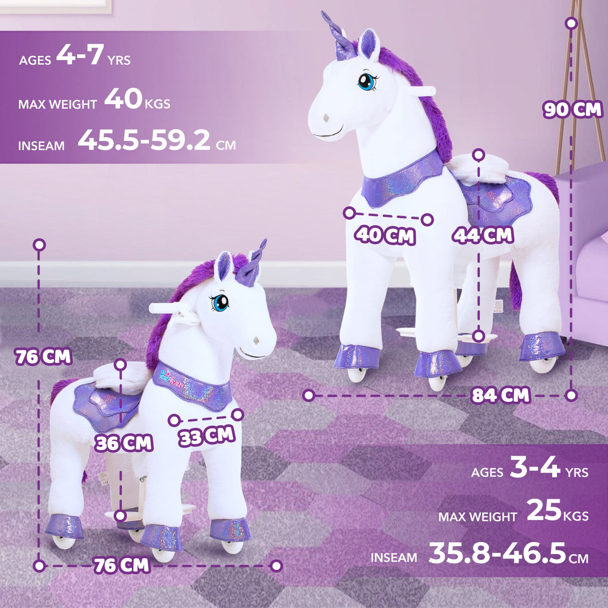 Model E Kids Scooter Unicorn Age 4-8
