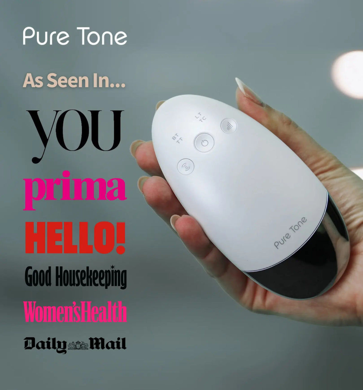 Radiance Pod Deluxe Set. Skin Lifting & Tightening Tool Plus Face-Up Gliding Gel