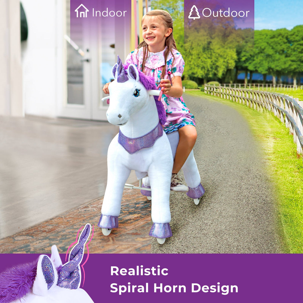 Model E Kids Scooter Unicorn Age 4-8