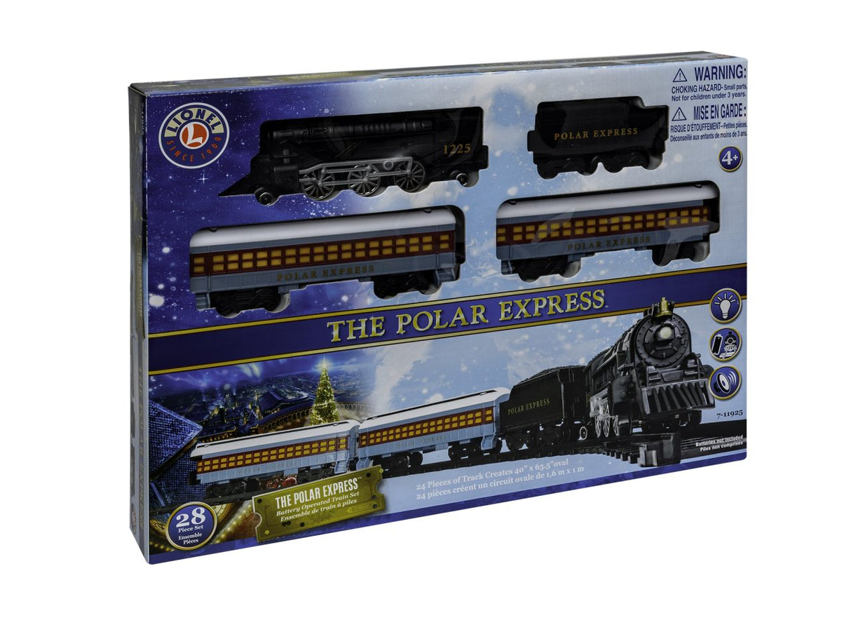 The Polar Express Ready-to-Play Train Set (Battery-Operated 28-Piece)