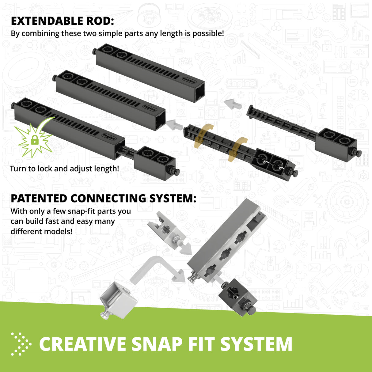 Engino Creative Builder: 30-in-1 Motorized Multi-Model Set