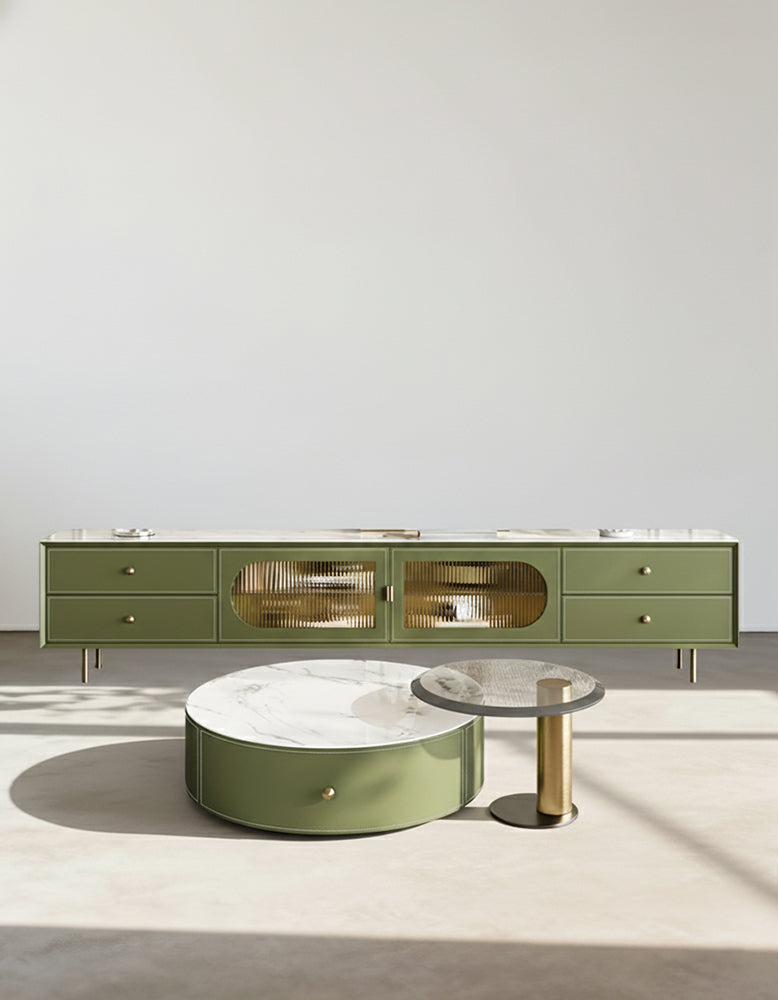 Aderes TV Stand, Green