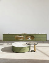 Aderes TV Stand, Green