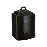 Black Text Coffee Jar