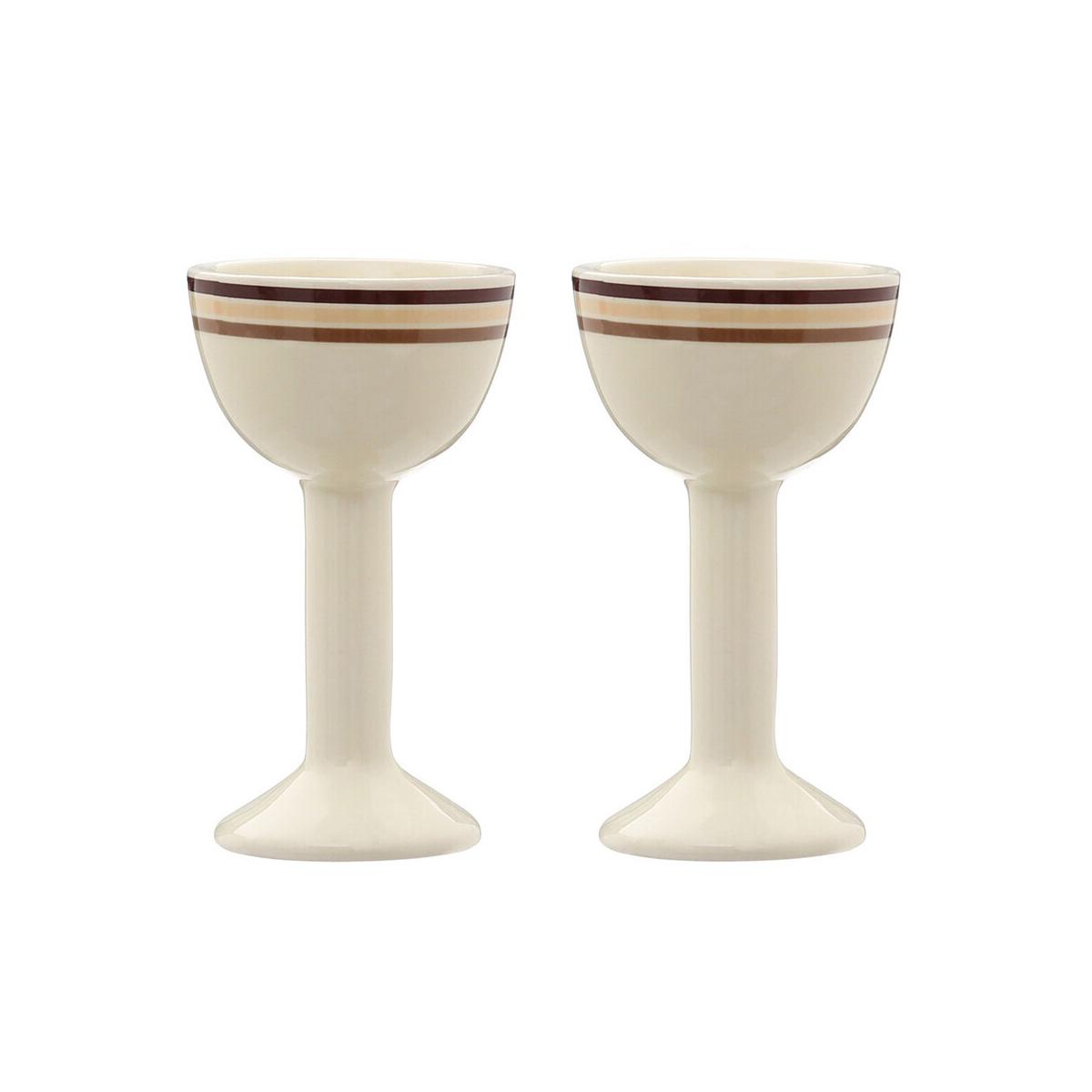 Set Of Two Neapolitan Egg Cups