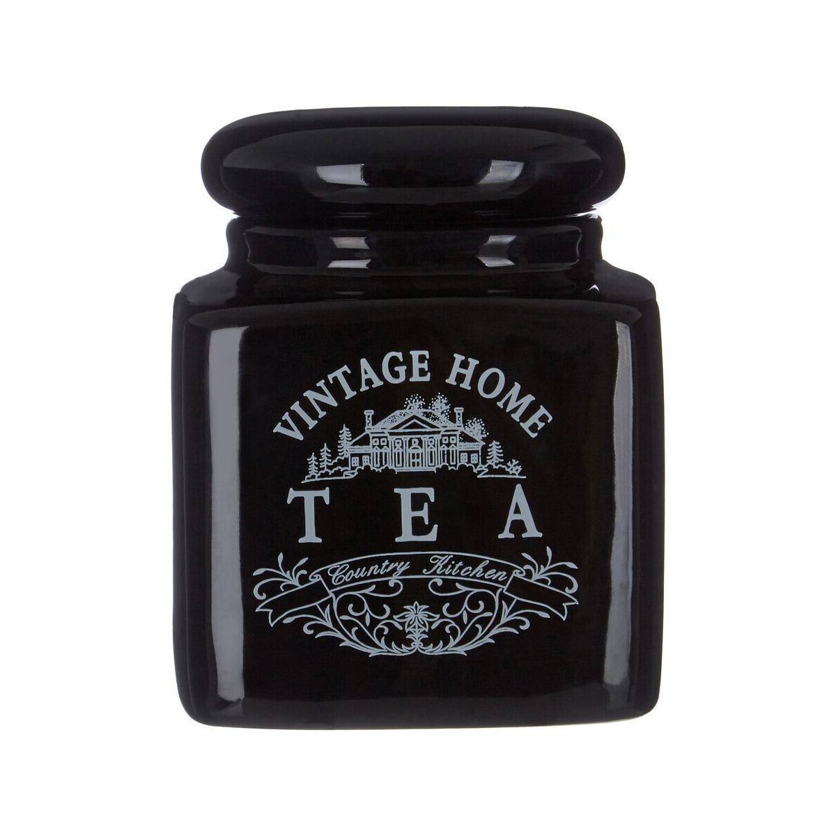 Vintage Home Square Black Tea Jar