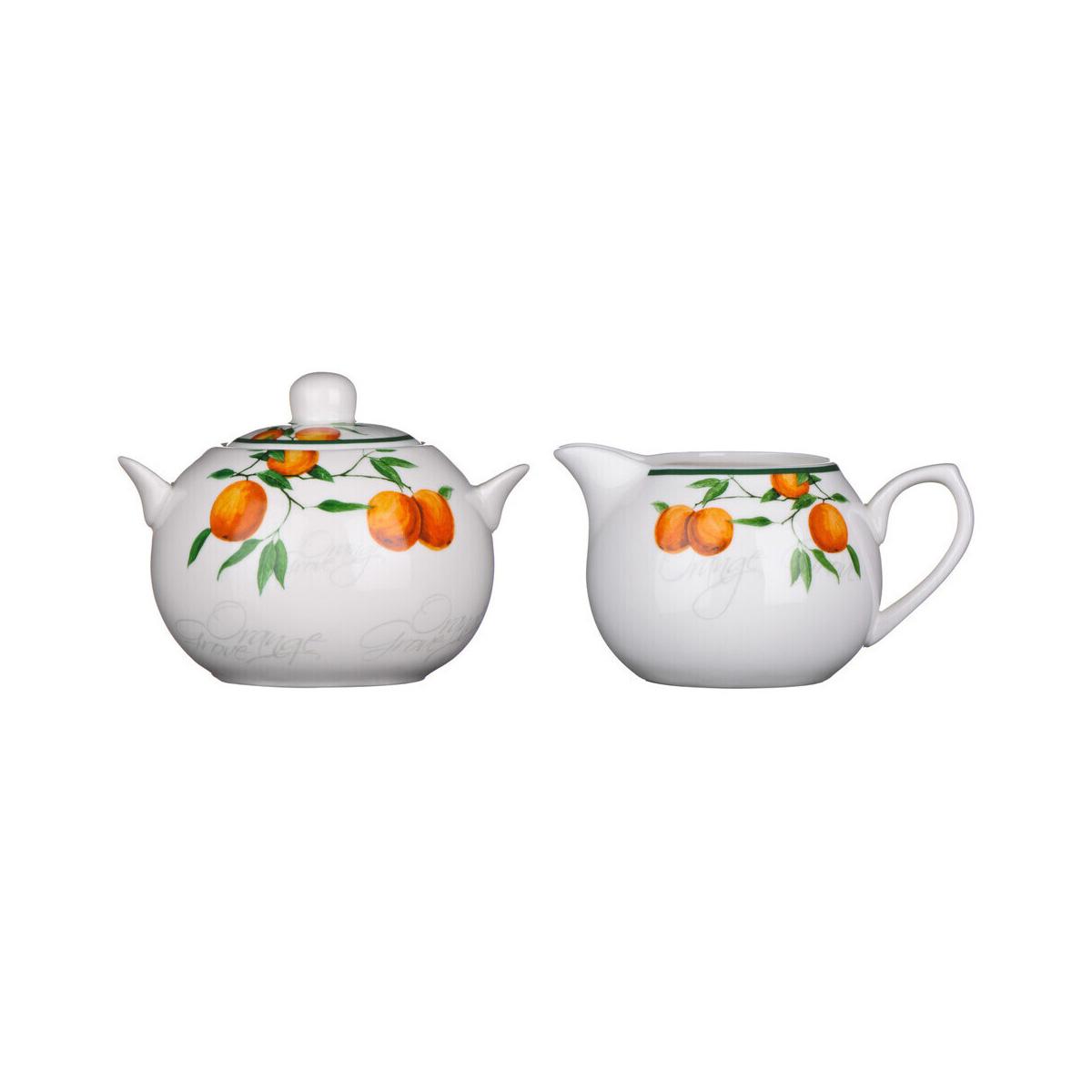 Orchard Fruits Orange Grove Sugar And Cream Set