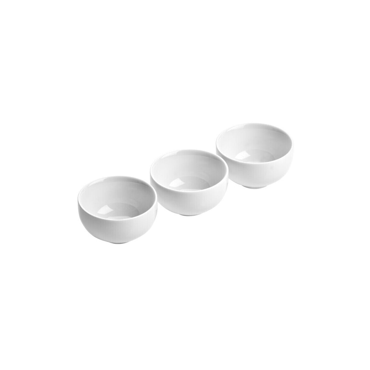 Set Of Three Entree Round Serving Dishes