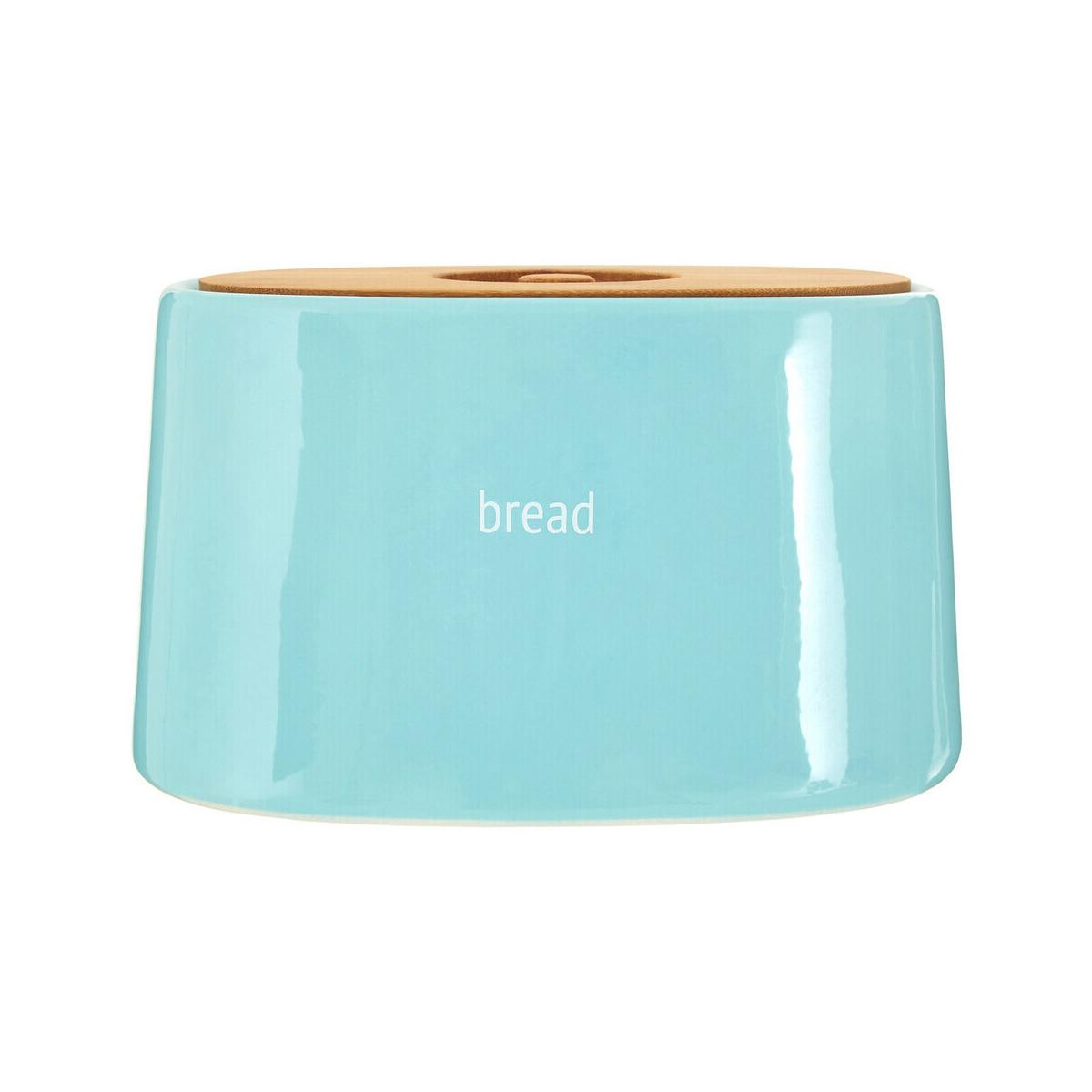 Fletcher Blue Ceramic Bread Bin
