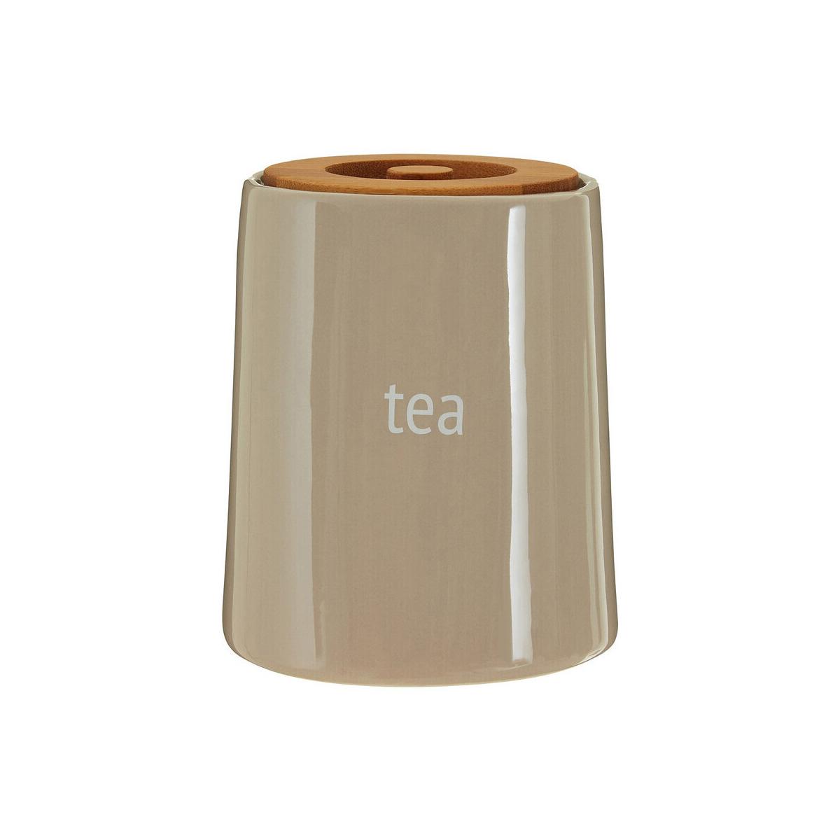 Fletcher Beige Ceramic Tea Canister
