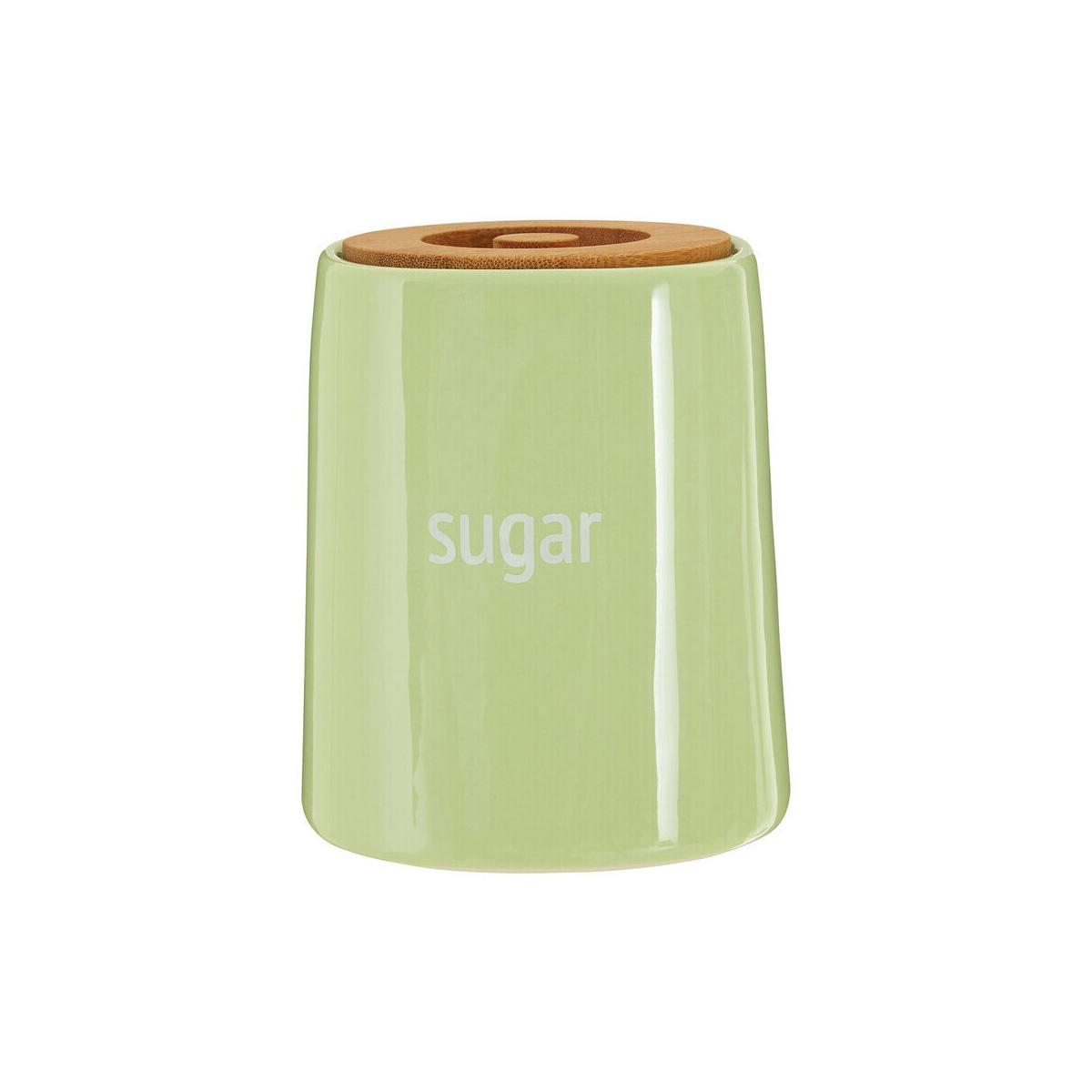 Fletcher Green Ceramic Sugar Canister