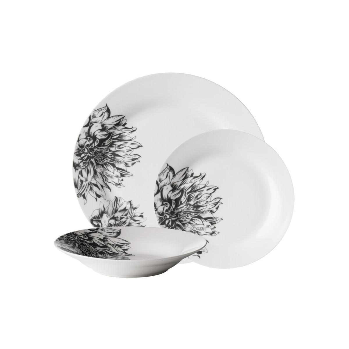 Avie Botanic 12 Piece Dinner Set