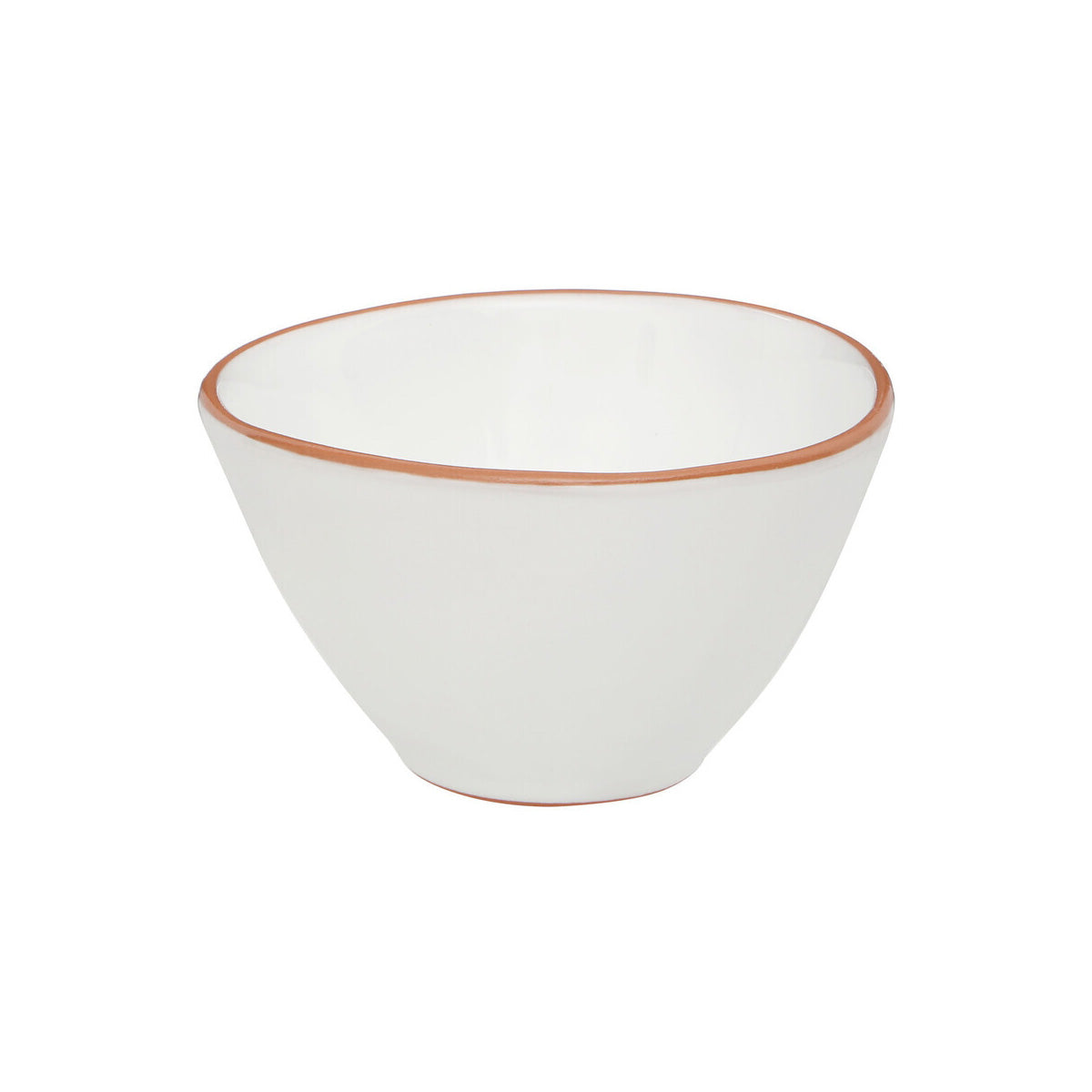 Calisto Terracotta White Glazed Cereal Bowl