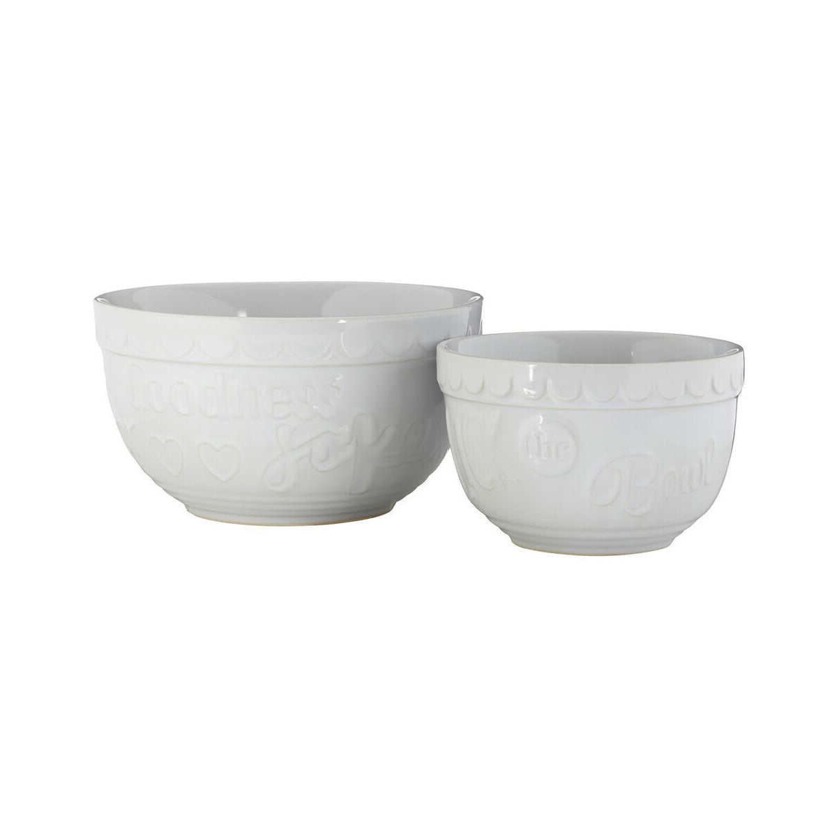 Gigi Set Of Two Round Mixing Bowls