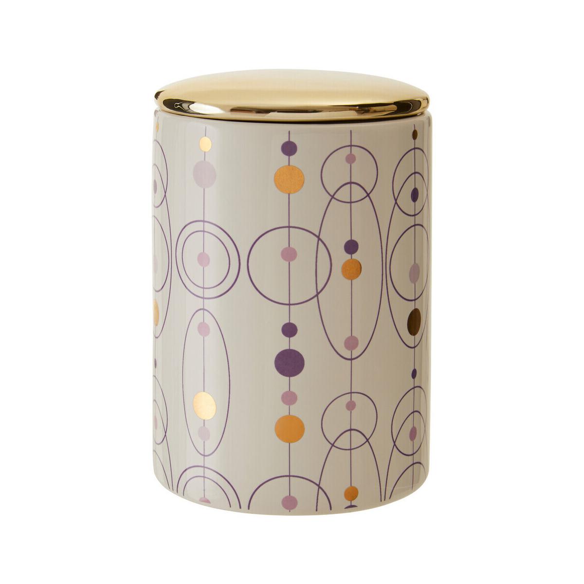 Fenwick Canister with Gold Finish Lid