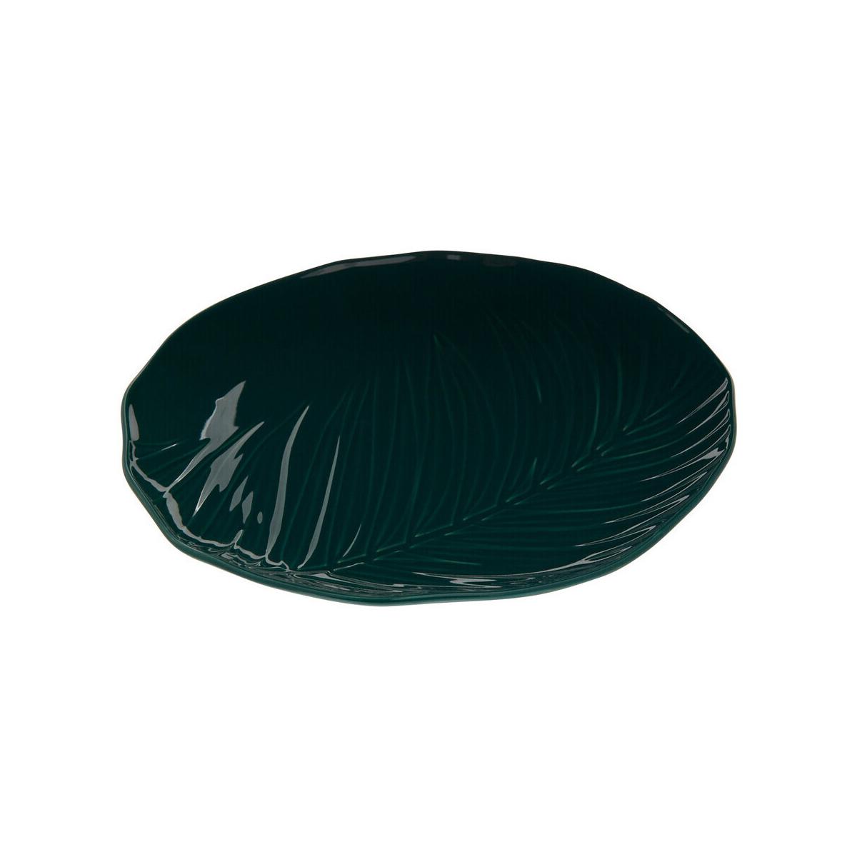 Bali Dark Green Dinner Plate