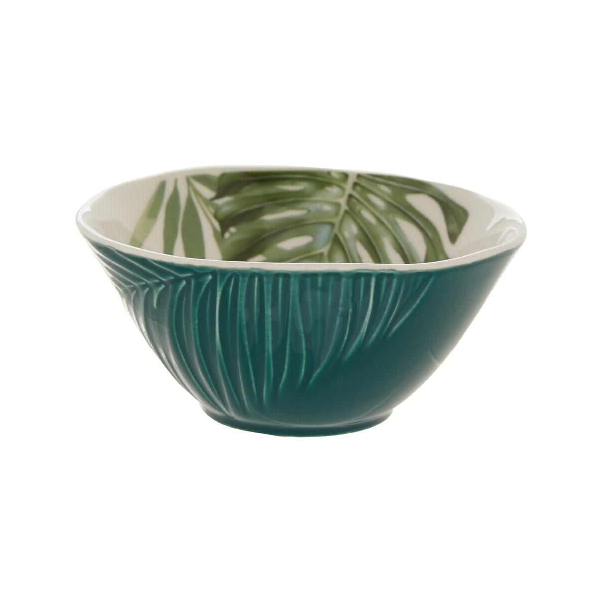 Bali Dark Green Small Salad Bowl