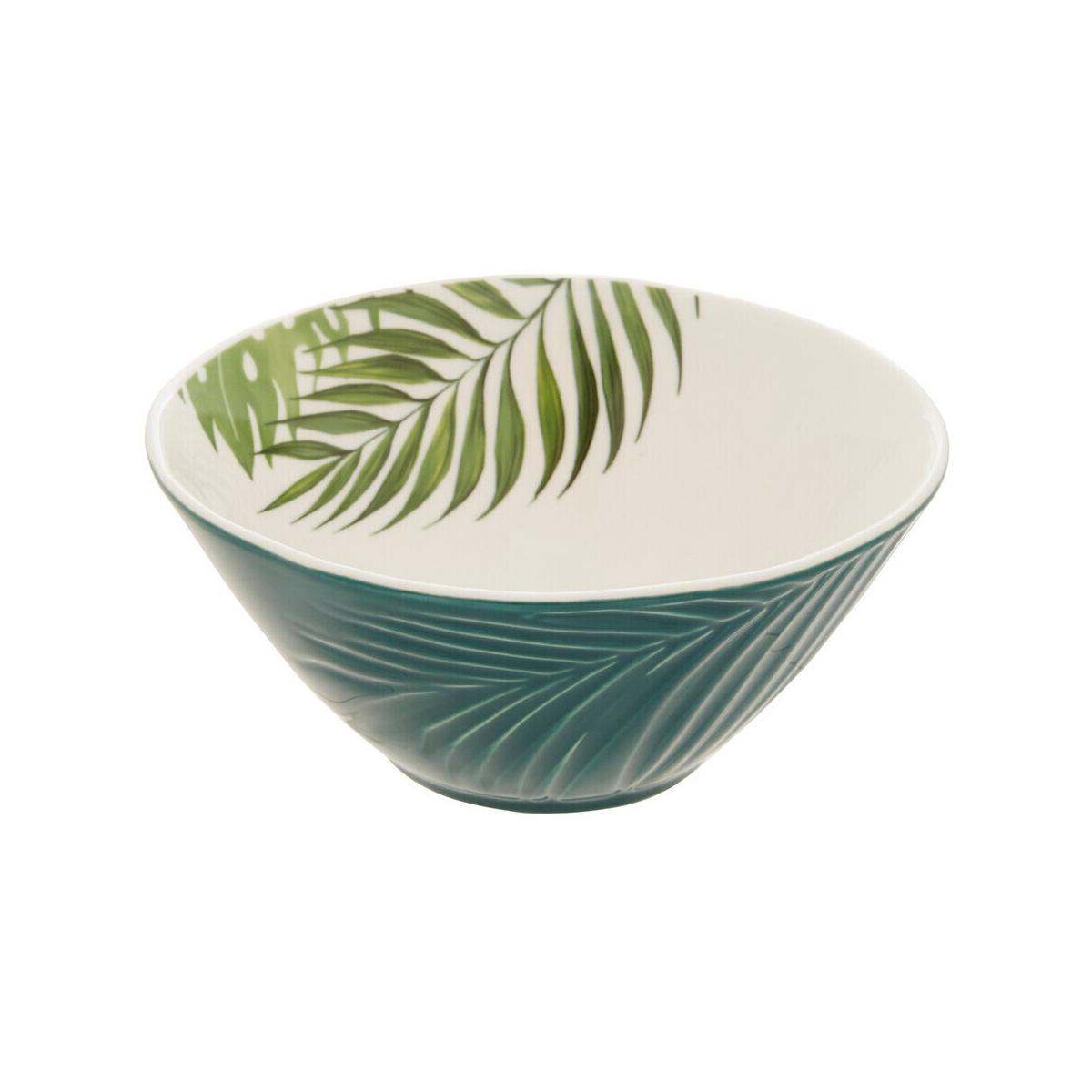 Bali Dark Green Large Salad Bowl