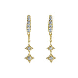 Illuminess™ Mini Gold Vermeil Shooting Star Huggies