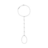 Illuminess™ Sterling Silver Diamond Sparkle Hand Chain