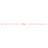 Enchanting Flutterfly™ Rose Gold Vermeil Silk Cord Butterfly Bracelet