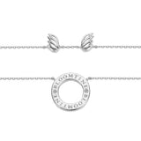 Mini Halo Wings™ Sterling Silver Diamond Necklace